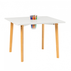 Tiny Republic Table Avec Pot a Crayons 60 x 60 cm x H 42 cm