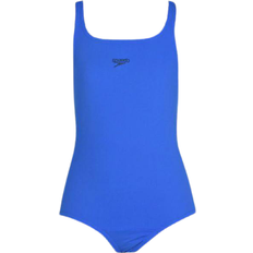 Sleeveless Bathing Suits Speedo Essential Endurance+ Medalist Swimsuit - Neon Blue (800728)