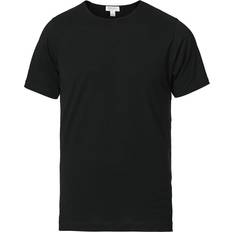 Sunspel T-shirts Sunspel Superfine Underwear T-shirt - Black