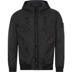 Stone Island Men Jackets Stone Island Crinkle Reps NY Down Jacket - Black