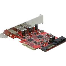 PCIe x4 - USB Type-A Controllerkaarten DeLock 90481