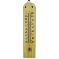 Thermometers & Weather Stations Faithfull Thermometer Wall Wood 260mm