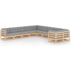 vidaXL 3077054 Loungeset, Bord inkl. 10 Soffor