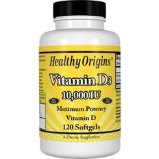 Healthy Origins Vitamin D3 10000iu 120 pcs