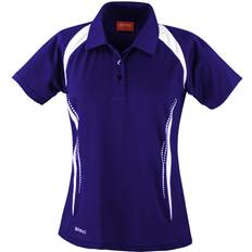 Fitness & Gym - Women Polo Shirts Spiro Team Spirit Polo Shirt Women - Navy/White