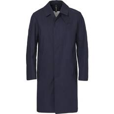 Mackintosh Manchester Raintech Cotton Coat - Navy