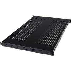 StarTech 1U Adjustable Mounting Depth Vented Rack Mount Shelf