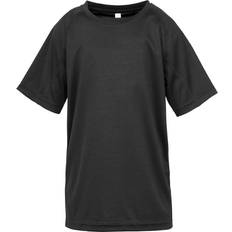 Spiro Kid's Impact Performance Aircool T-shirt - Black