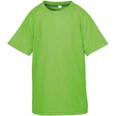 Spiro Kid's Impact Performance Aircool T-shirt - Lime Punch