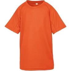 Spiro Kid's Impact Performance Aircool T-shirt - Flo Orange