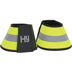 Hy Equestrian VIZ Reflector Over Reach Boots Jaune