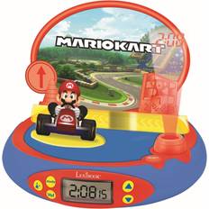 Väckarklocka belysning Barnrum Lexibook Mario Kart 3D Character Projector Clock Nattlampa