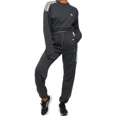 adidas Women Hyperglam Crop Crew Sweatshirt - Carbon