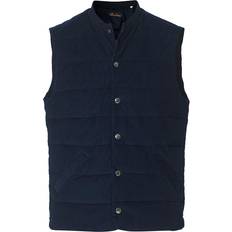 Bomull Vester Stenströms Quilted Corduroy Vest - Navy