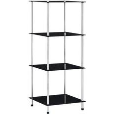 Silver Book Shelves vidaXL - Book Shelf 100cm