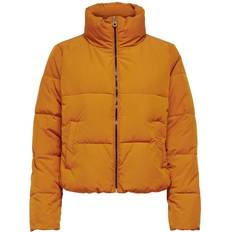 Only Solid Colored Jacket - Yellow/Pumpkin Spice