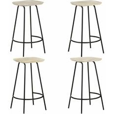 vidaXL - Barstol 74cm 4st