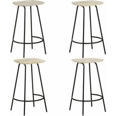 vidaXL - Sgabello da bar 74cm 4pcs