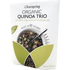 Sukkerfritt Ferdigmat Clearspring Organic Gluten Free Quinoa Trio 250g