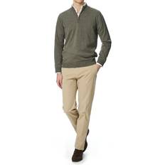 Merino Half Zip - Green