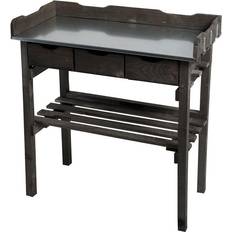 Scan-Pot Plant Table with Drawers Plantebord