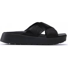 Leather Slides UGG Emily - Black Mesh