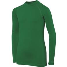 Boy's Long Sleeve Thermal Underwear Base Layer Vest Top - Bottle Green