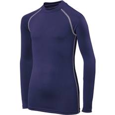 Boy's Long Sleeve Thermal Underwear Base Layer Vest Top - Navy