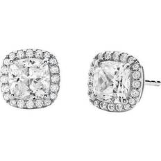 Michael Kors Brilliance Earrings - Silver/Transparent