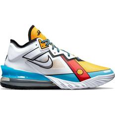 Nike LeBron 18 Low - White/Yellow/Teal/Red