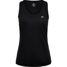 Linnen Only Solid Sports Top Tank Women - Black/Black