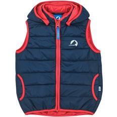 Isolationsfunktion - Mädchen Warm gefütterte Westen Finkid Light Quilted Vest - Navy/Red (1182001.56)