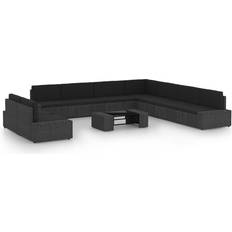 9 Loungesæt vidaXL 3067148 Loungesæt, 1 borde inkl. 9 sofaer