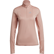 adidas Own The Run 1/2 Zip T-shirt Women - Ambient Blush