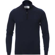 Barrow Extra Fine Merino Half Zip - Midnight