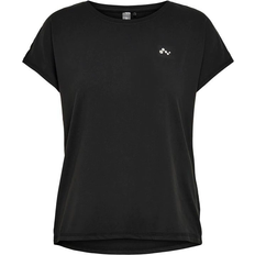 Only Aubree Ss Loose Training Tee - Black, Female