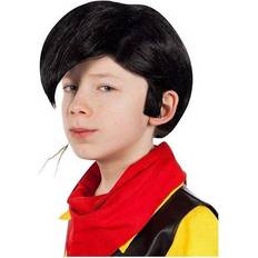 Vilda västern Maskerad Korta peruker Lucky Luke Cowboy Kids Wig