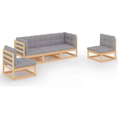 vidaXL 3076439 Loungesæt, borde inkl. 5 sofaer