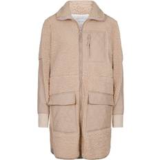 Neo noir teddy jacket Neo Noir Flake Teddy Jacket - Creme