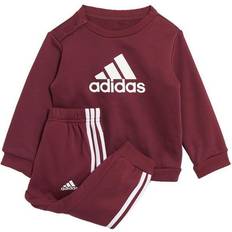 Adidas Infant Badge of Sport Jogger Set - Victory Crimson/White (H28838)