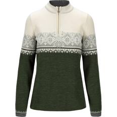 Dale of Norway Moritz Women's Sweater - Dark Green/Light Grey/White