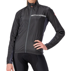 Castelli Dame Jakker Castelli Squadra Stretch Cycling Jacket Women - Light Black/Dark Gray