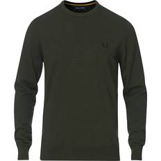 Fred Perry Classic Crew Neck Jumper - Hunting Green