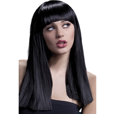 Black Long Wigs Smiffys Fever Alexia Wig Black