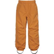 Polyester Pantalons Shell Didriksons Pnt 3 Burnt Glow Kids Unisex Naranja