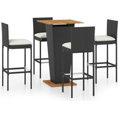 vidaXL 3064858 Ensemble de Bar d'Extérieur, 1 Table incluse 4 Chaises