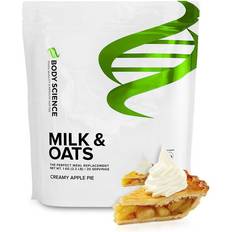 Æble Vægtkontrol & Detox Body Science Milk & Oats Creamy Apple Pie 1kg