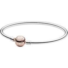 Pandora Rose Bangle Armband - Zilver/Rosékleurige