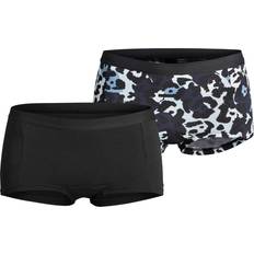 Björn Borg Cotton Stretch Minishorts 2-pack - Black/Blue