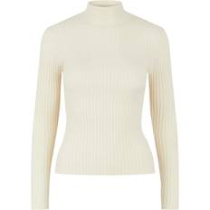 Pieces Pull À col roulé Femme - Beige Crista 17115049